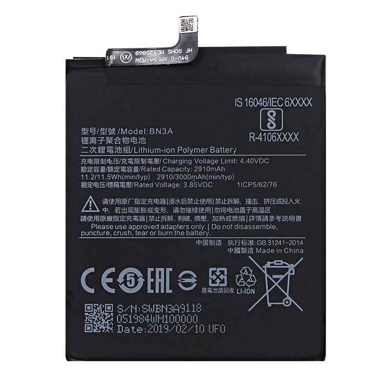 Baterie Xiaomi Redmi Go BN3A 3000mAh Original (volně)
