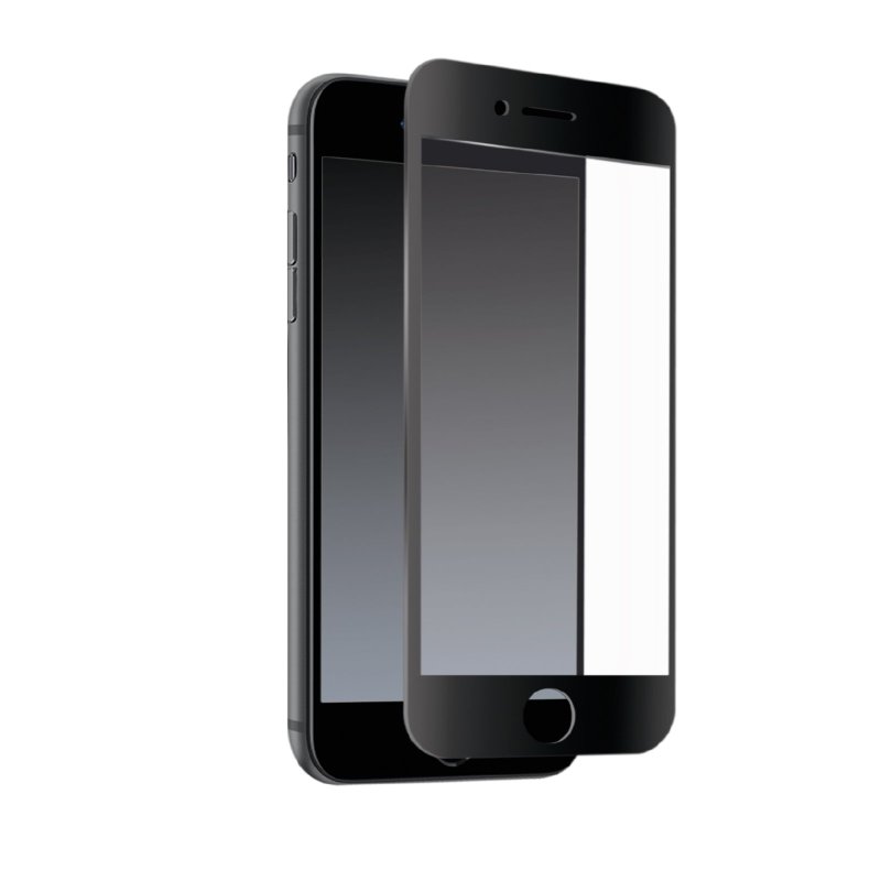 Screen Glass Apple iPhone SE 2020, iPhone SE 2022 5D Full Glue zaoblené černé 1027582
