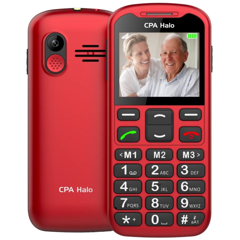 Kryt CPA Halo 19 LTE kompletní včetně klávesnice + kryt baterie červený