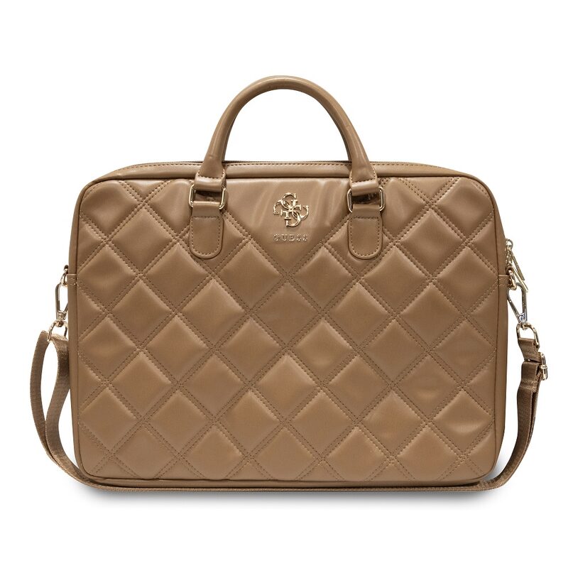 Guess Quilted 4G Metal Logo Taška na notebook 15-16
