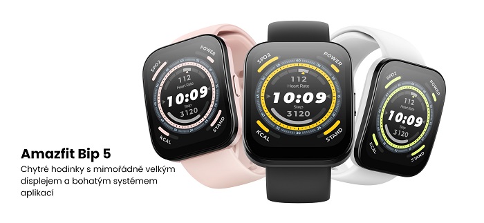 Chytré hodinky Amazfit Bip 5 