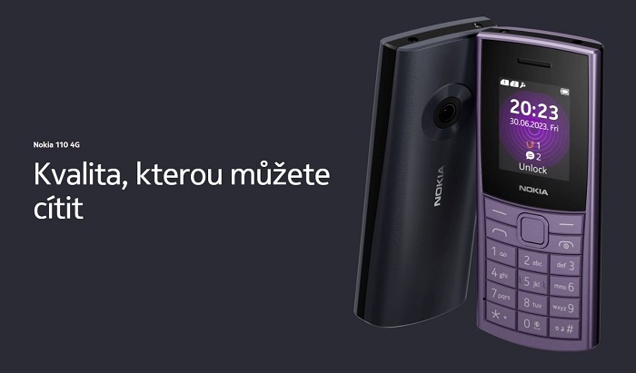 Nokia 110 4G 2023 uvodni design