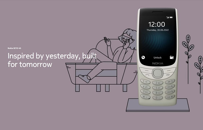 Nokia 8210 4G uvodni text