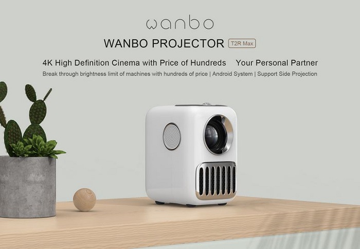 Projektor Wanbo T2R MAX a uvodni design