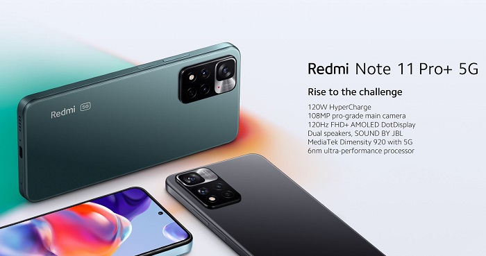 Xiaomi Redmi Note 11 PRO+ 5G uvodni design