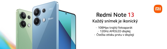 Xiaomi Redmi Note 13 přichází s prémiovým vzhledem za velmi příjemnou cenu