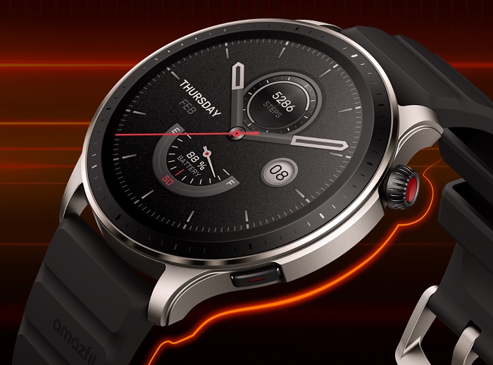 Amazfit GTR 4 design sportovnich vozu