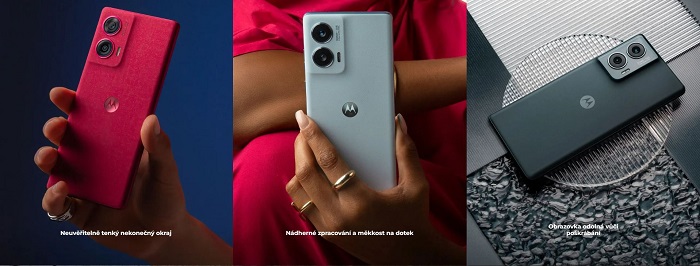 Motorola EDGE 50 Fusion má stylový elegantní design