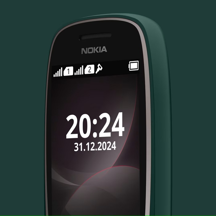 Nokia 6310 2024 má výborně čitelný displej