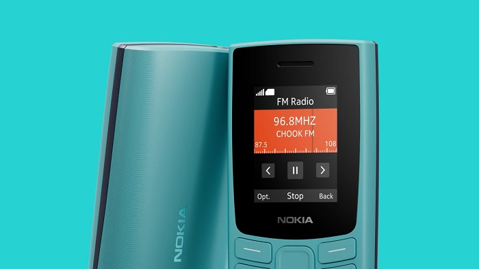 Nokia 105 2023 ma vestavene bezdratove FM radio