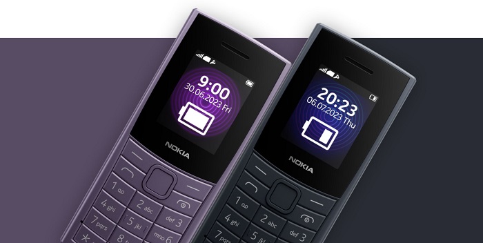 Nokia 110 4G 2023 má luxusní výdrž baterie