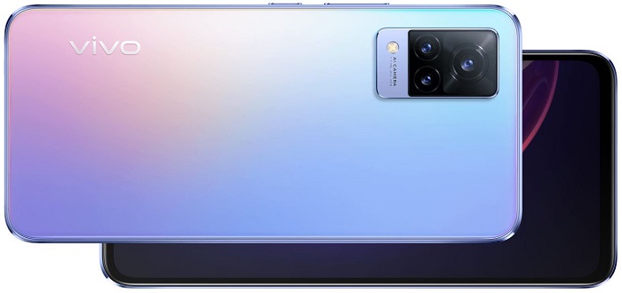 Vivo V21 5G ultratenky design