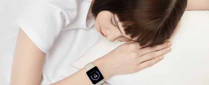 Xiaomi Mi Watch Lite monitoring spanku