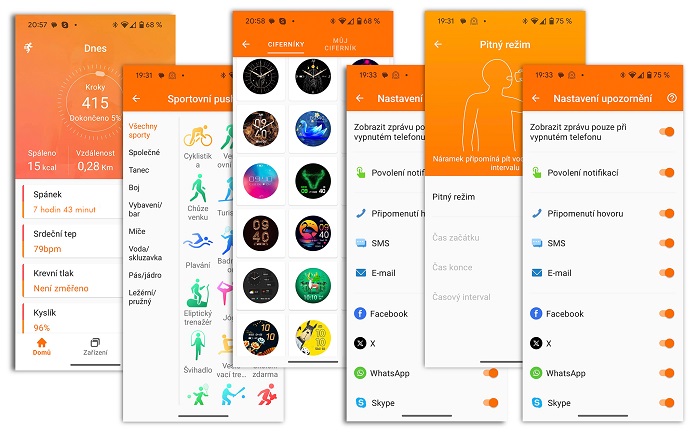 Aligator Watch AMOLED mají snadné a intuitivní ovládání