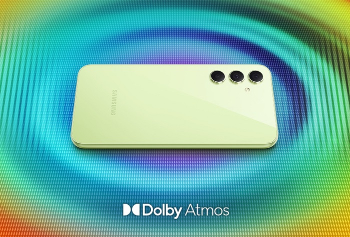 Samsung Galax A54 5G podporuje Stereo reproduktury s Dolby Atmos