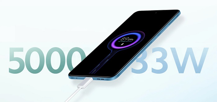 Xiaomi Redmi Note 12 má výkonnou 5000mAh baterii s podporou 33W rychlého nabíjení