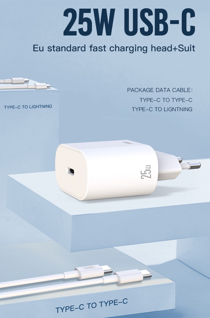 Nabíječka XO L91 + kabel USB-C/USB-C