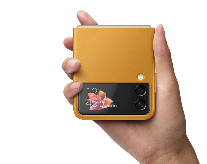 Originální kožené pouzdro pro Samsung Galaxy Z Flip 3