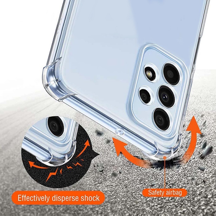 Transparentní kryt Anti Shock pro Xiaomi Redmi 12 4G/5G a jeho design