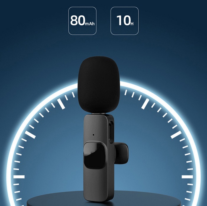 Mikrofon bezdrátový klopový s přijímačem Lightning