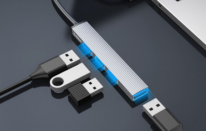 Redukce USB-A HUB ORICO Adaptér Hub 4x USB-A 3.0