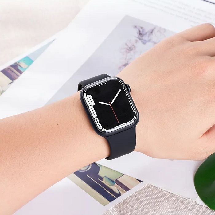 Náhradní silikonový řemínek HOCO pro Apple Watch 1/2/3/4/5/6/7/8/SE 42/44/45mm 