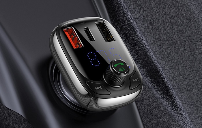 Baseus FM Transmitter T-Shaped S-13 Bluetooth MP3