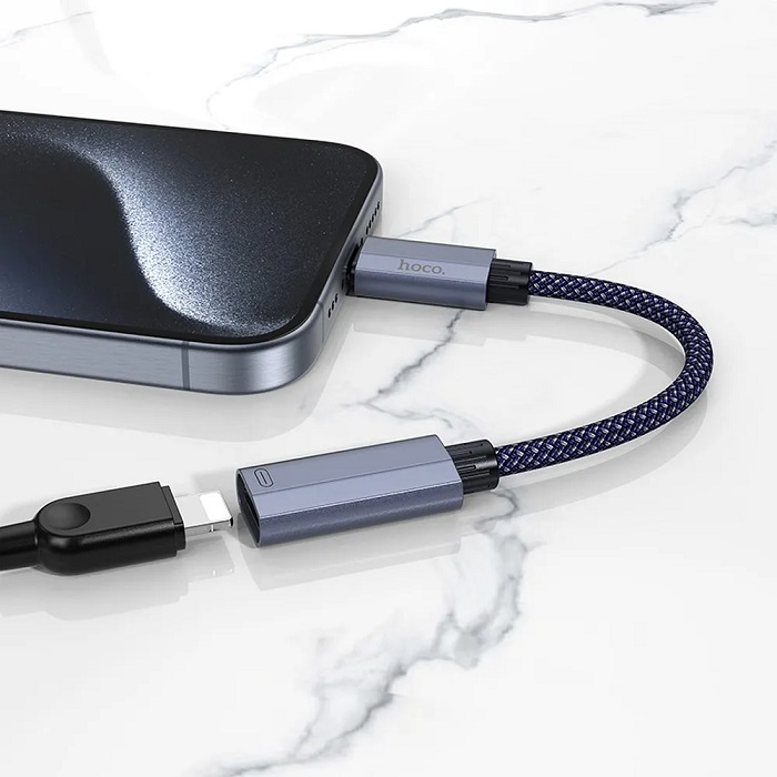 Prodlužovací kabel HOCO USB-C / Lightning OTG