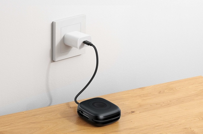 SWISSTEN POWERBANK VOLTBOX MagGO 10000 mAh S INTEGROVANÝMI KABELY + MAGSAFE + APPLE WATCH