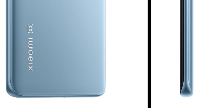Xiaomi 12 design Blue