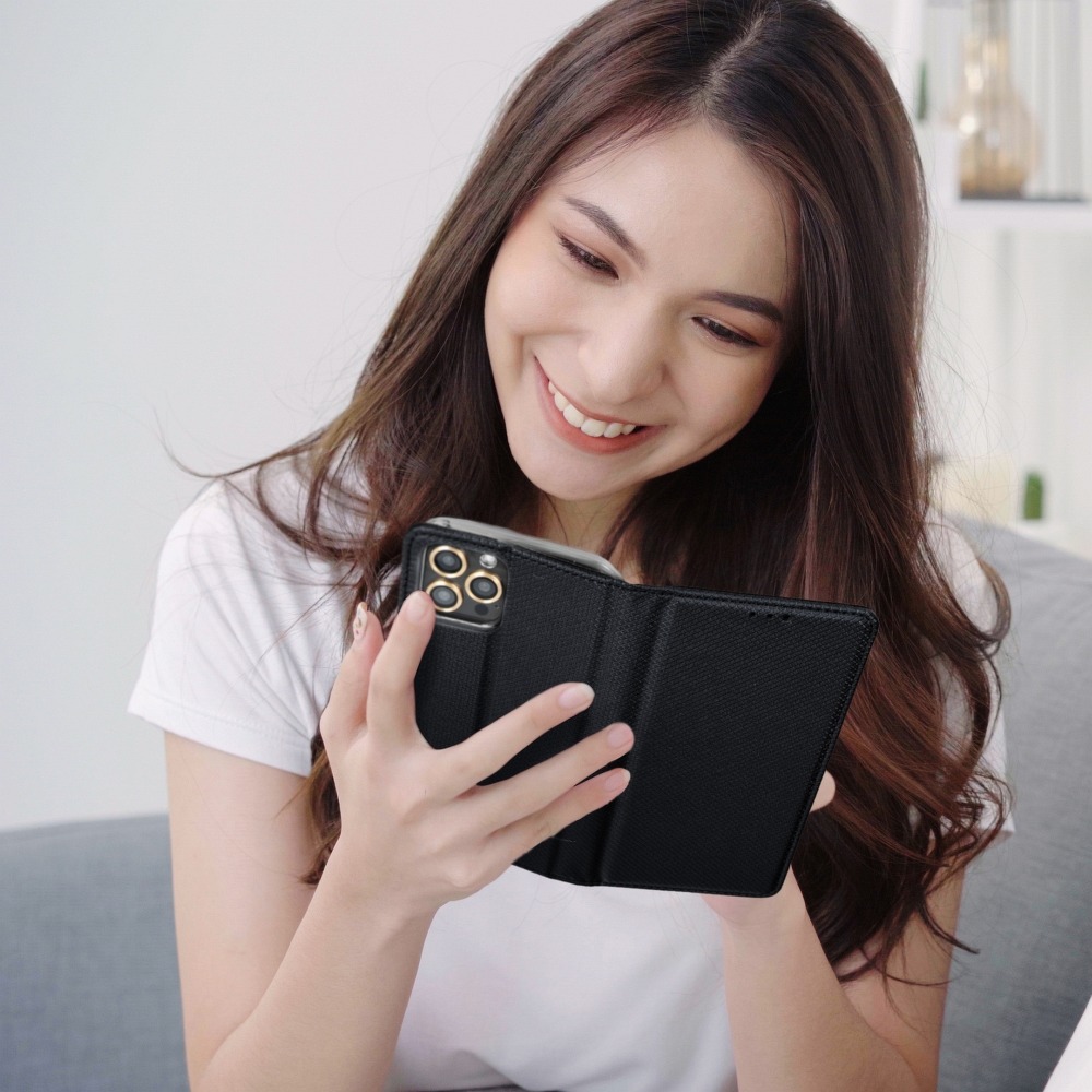 Černé knížkové pouzdro Flip Smart Book pro Xiaomi Redmi A1
