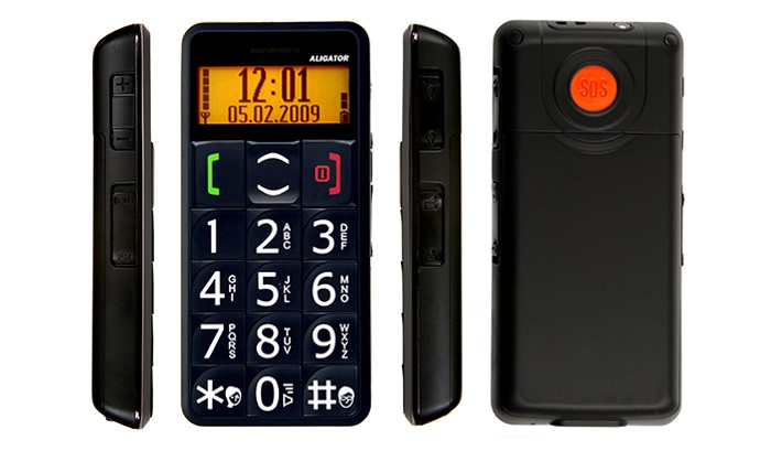 prvni seniorsky mobilni telefon Aligator A300