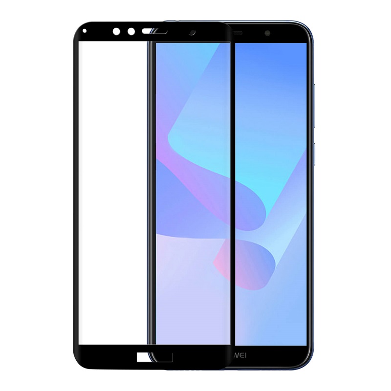 Screen Glass Huawei Y6 Prime 2018 5D Full Glue zaoblené černé 1021600