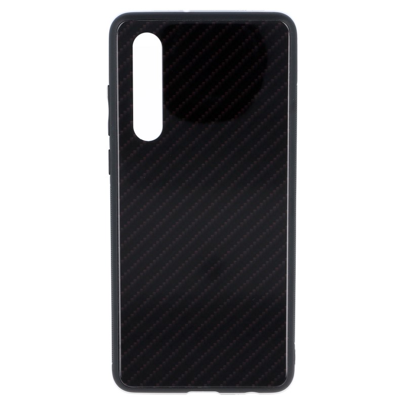 Pouzdro Tel1 Carbon Glass Case - Huawei P20 Lite černé