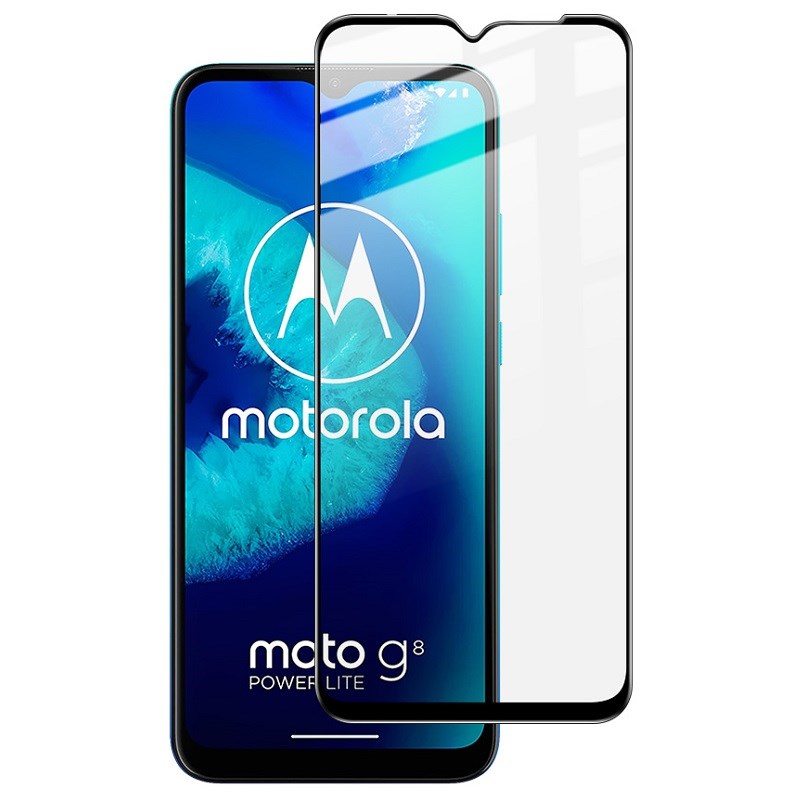 VSECHNONAMOBIL 3D Tvrzené sklo Motorola Moto G8 Power Lite černé 20740