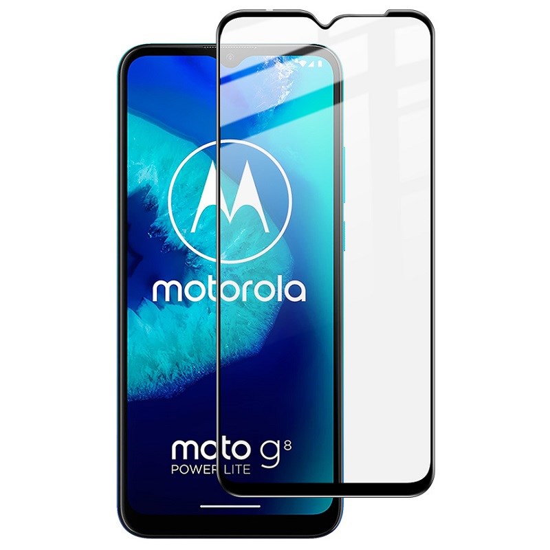 Levně VSECHNONAMOBIL 3D Tvrzené sklo Motorola Moto G8 Power Lite černé 20740