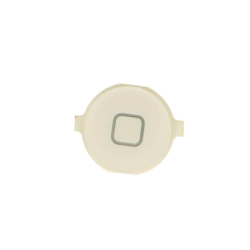 Levně Kryt Apple iPhone 4 tlačítko Home button bílá original