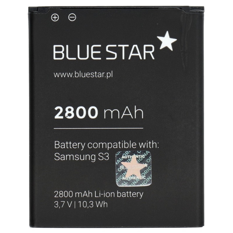 Levně BlueStar PREMIUM Samsung Galaxy S3 i9300 BSP-EB-L1G6LLU náhrada 2800mAh