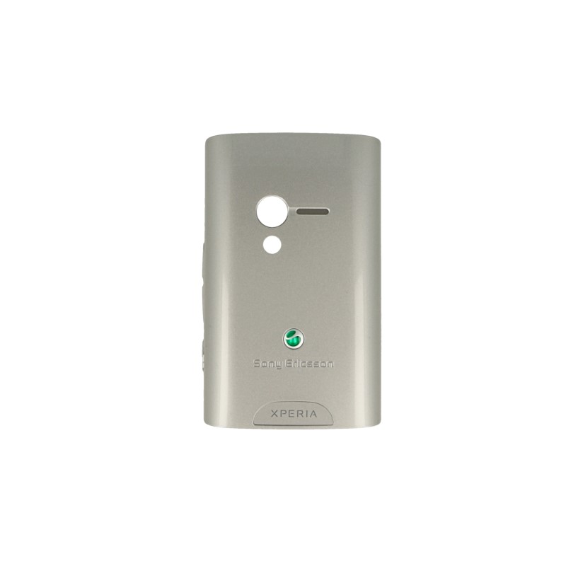 Levně Kryt Sony Ericsson X10 mini baterie stříbrný original