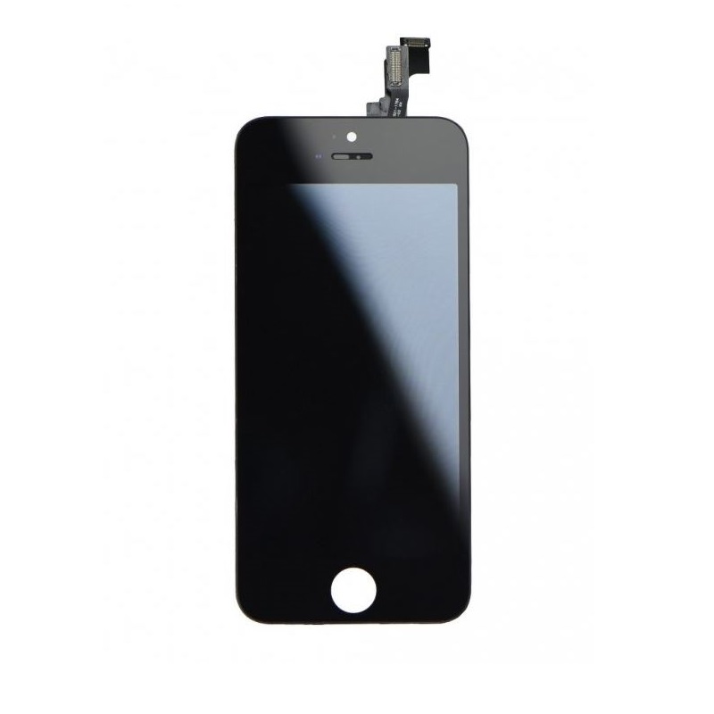 Levně LCD display Apple iPhone 5S + dotyková folie černý OEM
