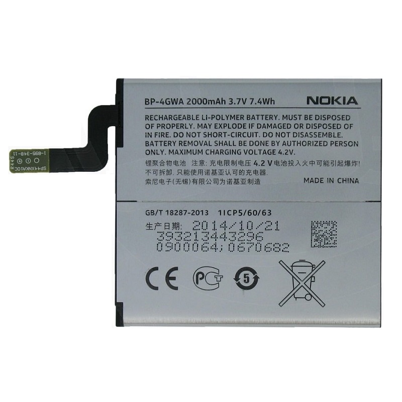 Baterie Nokia BP-4GWA 2000mAh Li-ion Lumia 625, 720 (volně)