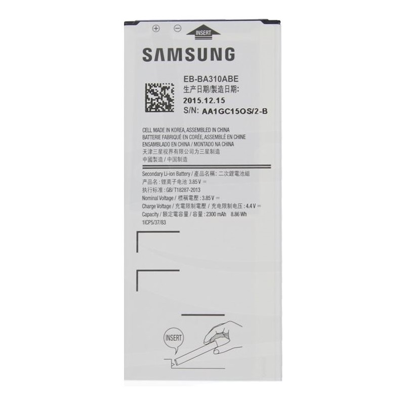 Levně Baterie Samsung EB-BA310ABE A310 Galaxy A3 2016 Li-ion 2300mAh (volně)