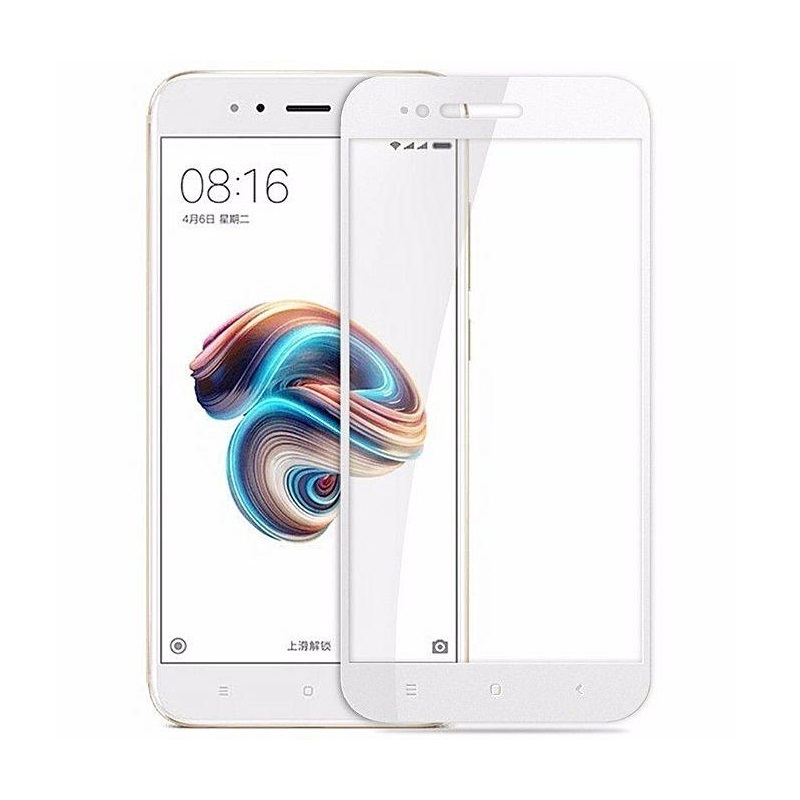 Screen Glass Xiaomi Redmi Note 5A 3D Full Glue zaoblené bílé 1020713