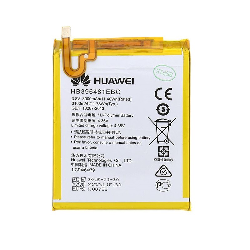 Baterie Huawei HB396481EBC pro GX8, Honor 5X, 6 LTE 3000mAh originál (volně)