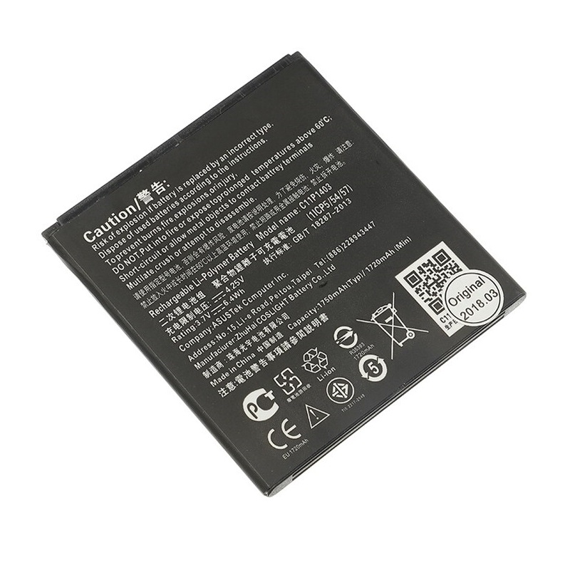 Levně Baterie Asus C11P1403 1750mAh Li-ion pro Asus Zenfone 4 A450CG Original (volně)