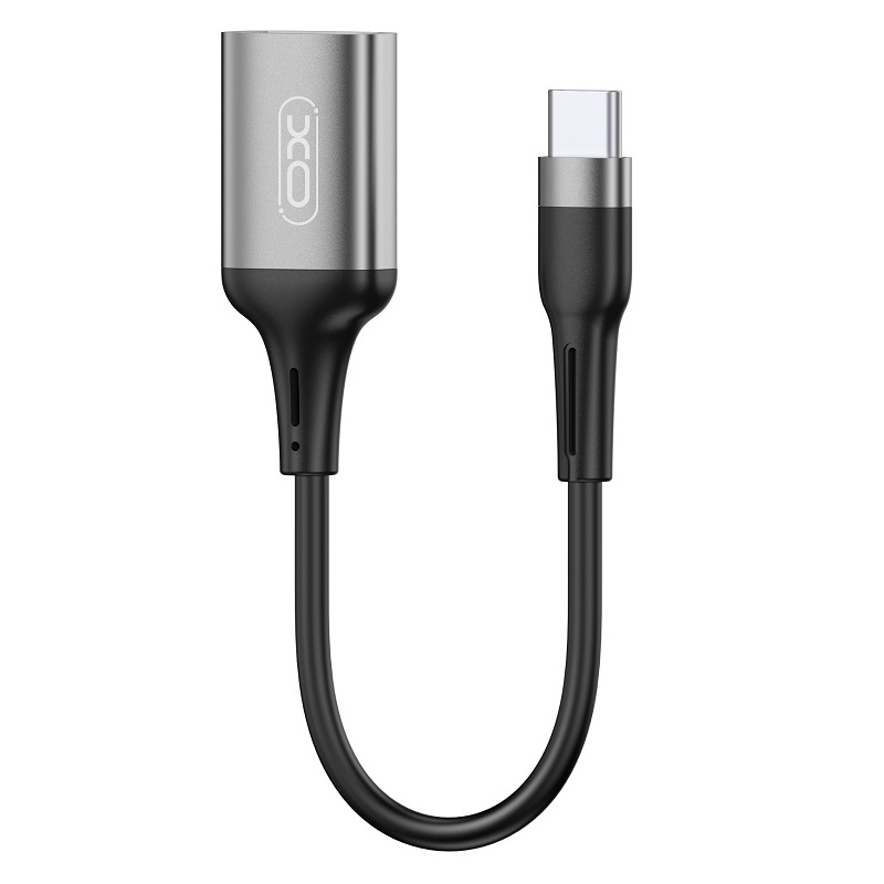 Levně Redukce USB-C na USB-A adapter OTG černý