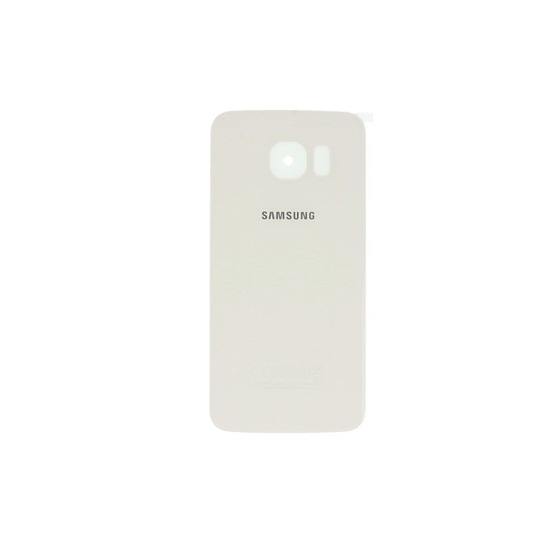 Levně Kryt Samsung G925 Galaxy S6 Edge baterie bílý Original