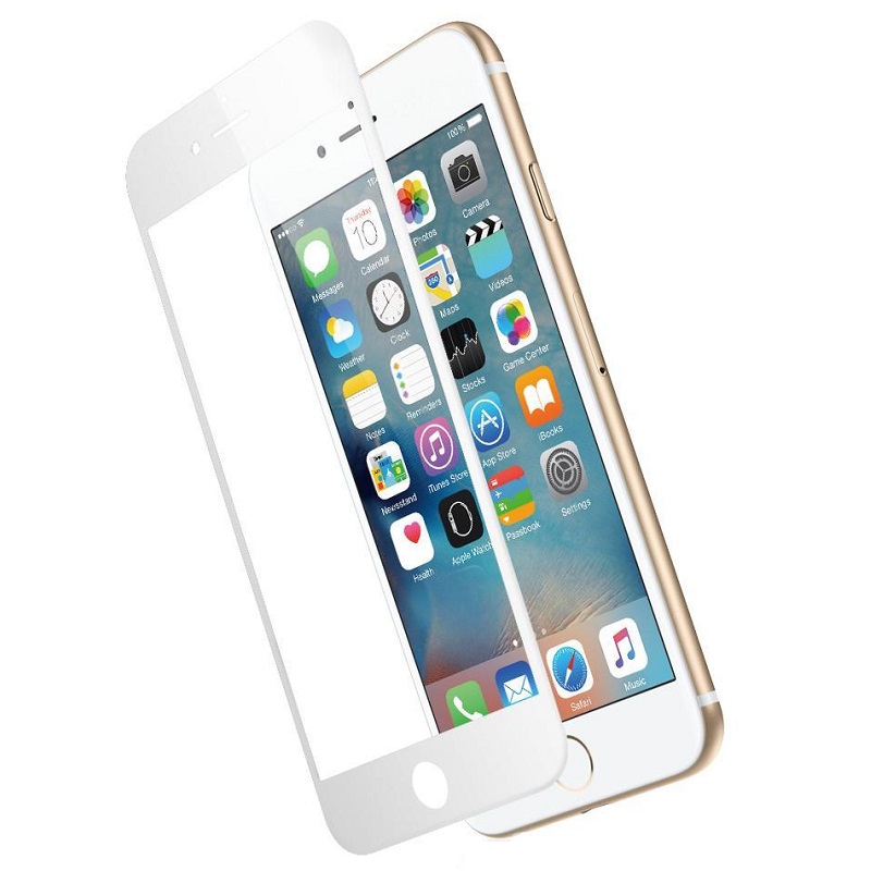 Screen Glass Apple iPhone 6 Plus 5D Full Glue zaoblené bílé 1021883