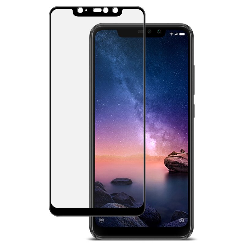 Levně Screen Glass Xiaomi Redmi Note 6 PRO Global 5D Full Glue zaoblené kraje černé 1022323