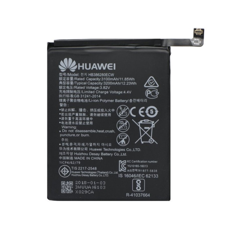 Baterie Huawei HB386280ECW P10, Honor 9 3200mAh Li-ion originál (volně)